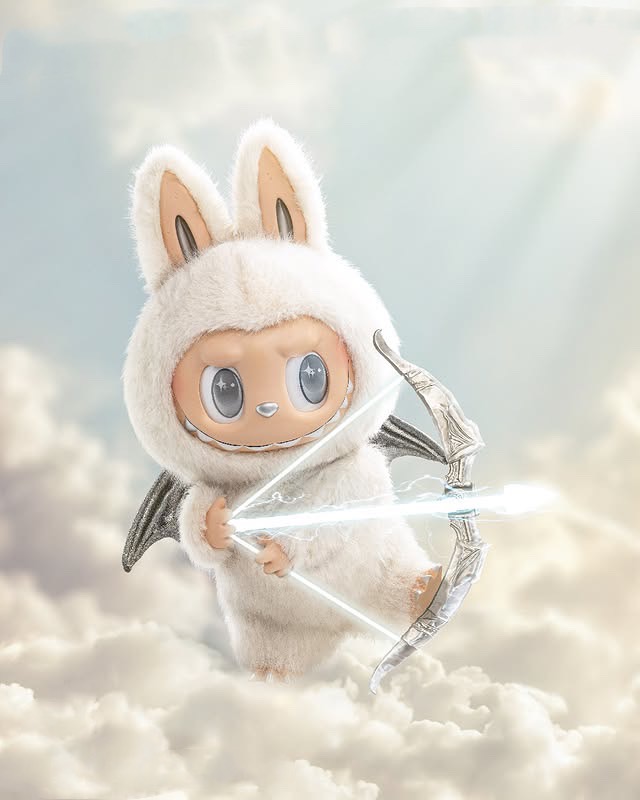 LABUBU Zimomo THE MONSTERS 白天使大首領大娃58cm - 田奈藝術Gin