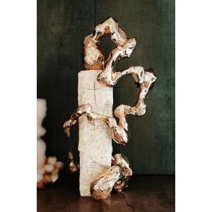 ID XII/XXII/V, 100 x 40 x 20 cm, Bronze, concrete