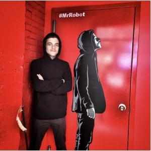 NYC street level campaign for Mr Robot Television series starring Rami Malek. Collaboration with Logan Hicks. Commissioned by USA Network.
