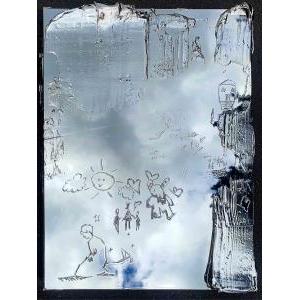 We Real


Writing on the artwork：
We real, stay a child, mom Igi

Colour：Silver
81 x 61 x 7cm 
Sterling Silver, Aluminium, Polyester