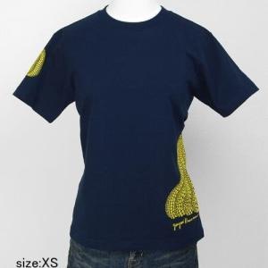 草間彌生｜T-shirt Blue