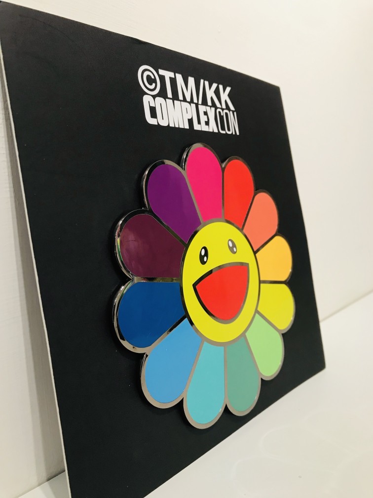 村上隆x ComplexCon｜芝加哥2019 限量花花別針- 田奈藝術Gin